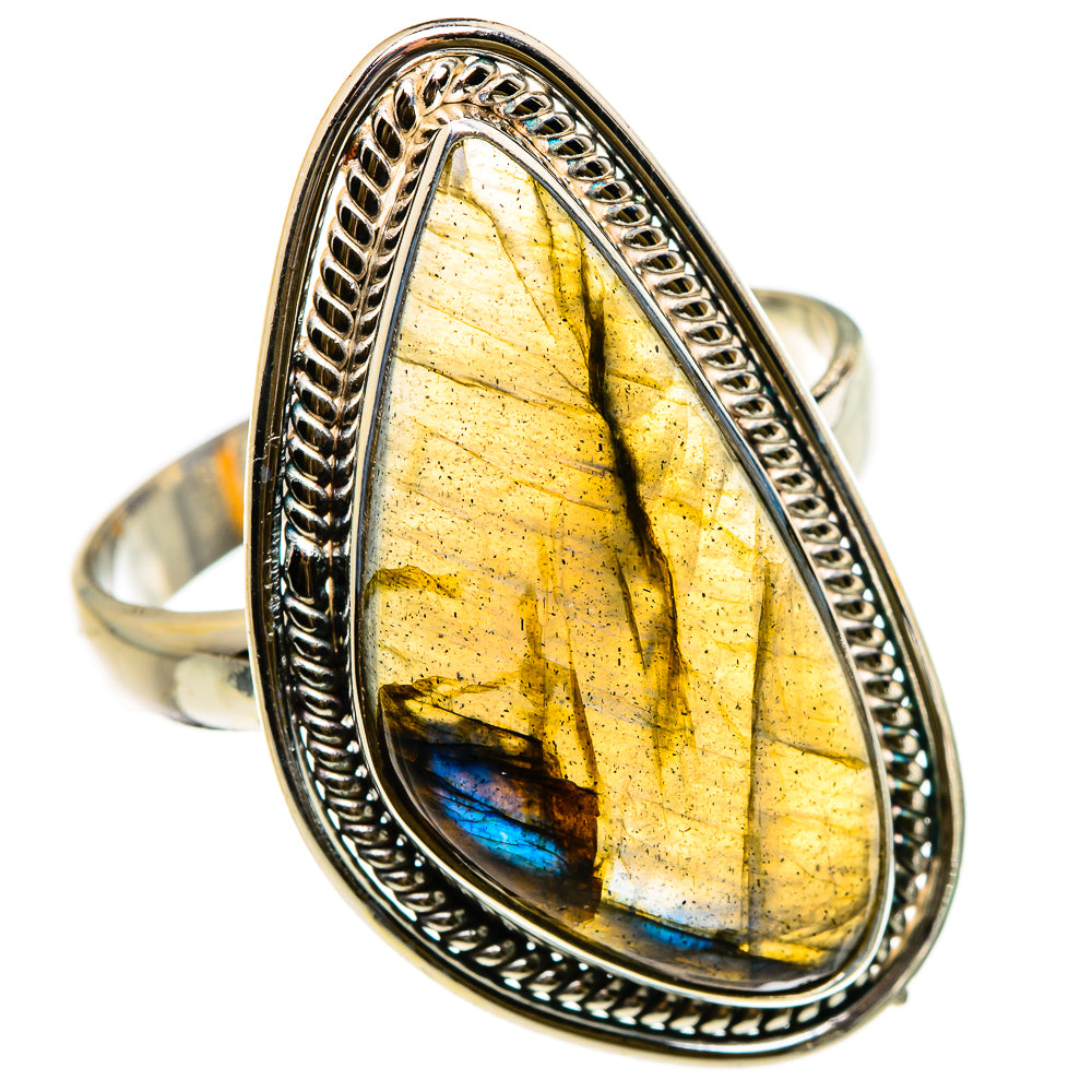 Labradorite Rings handcrafted by Anasilvercos - RING86923
