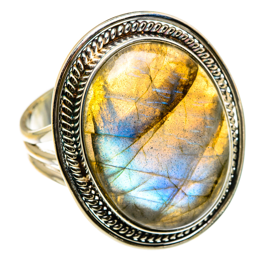 Labradorite Rings handcrafted by Anasilvercos - RING86929