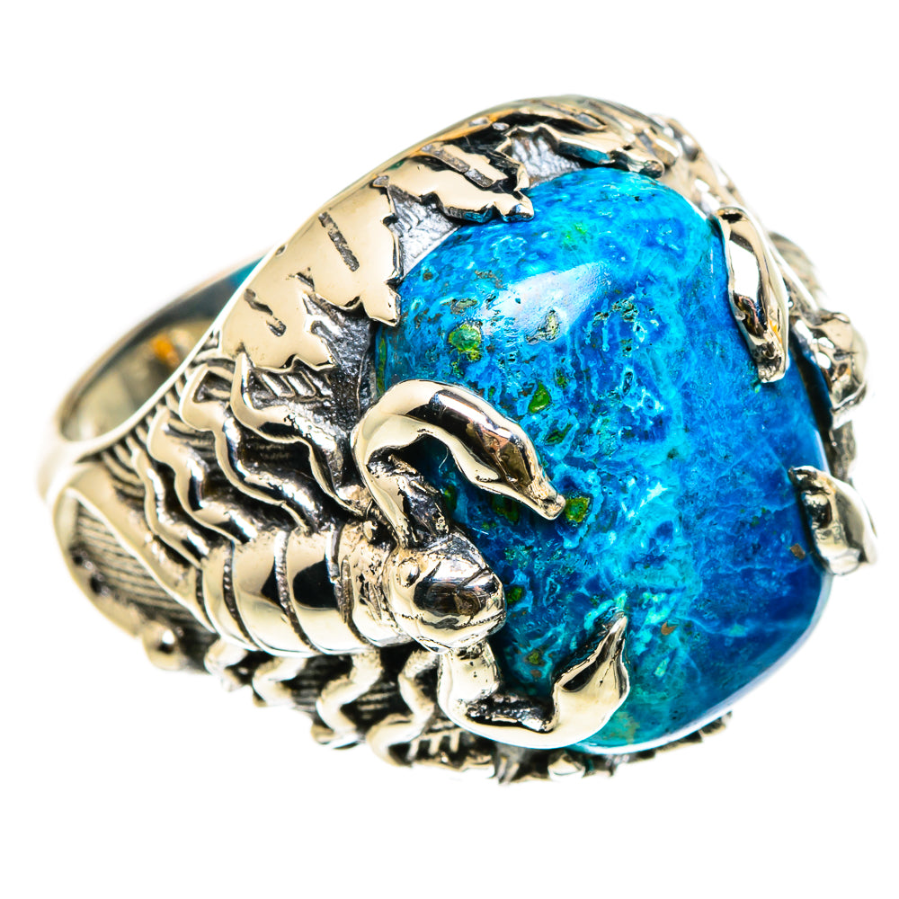 Chrysocolla Rings handcrafted by Anasilvercos - RING86932