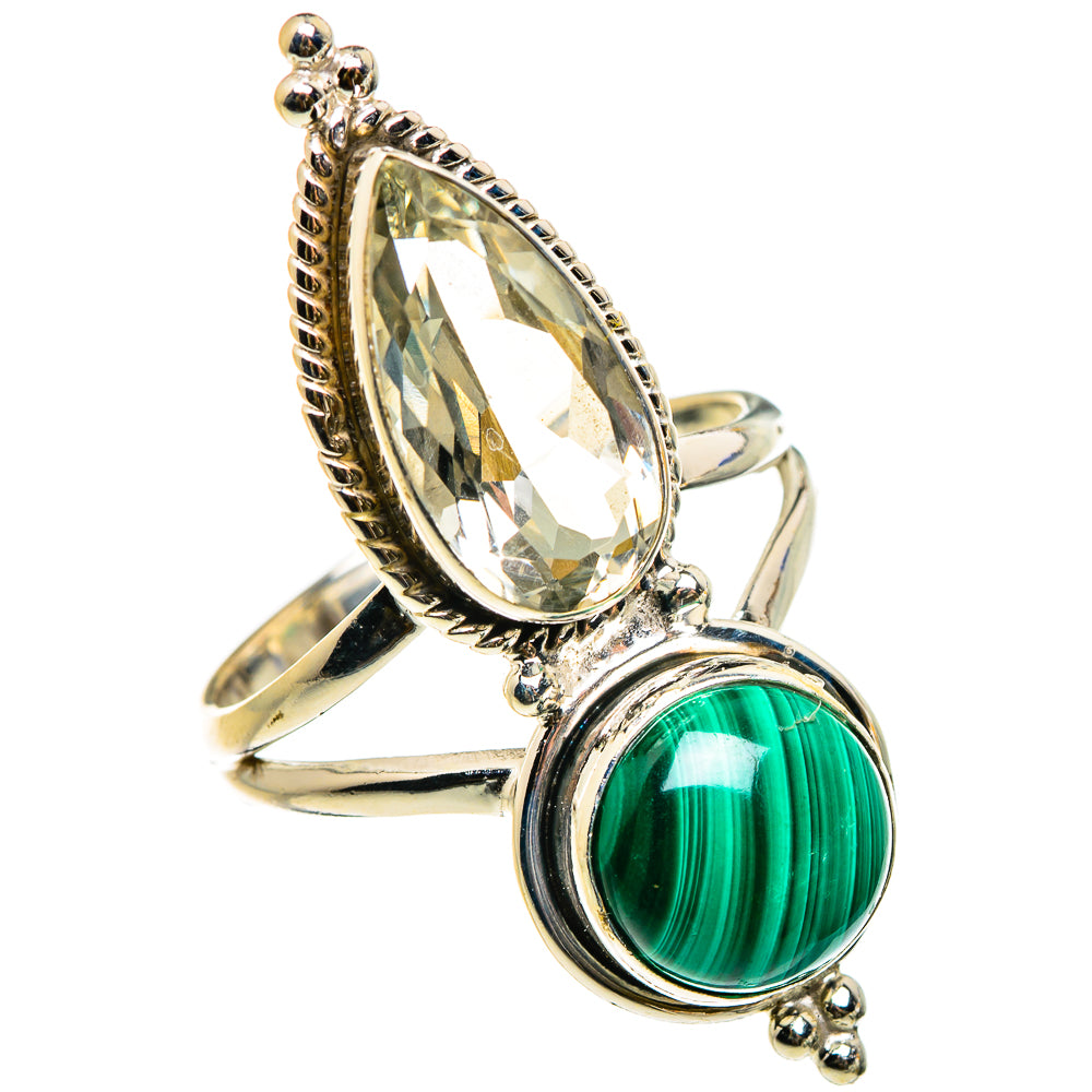 Malachite Rings handcrafted by Anasilvercos - RING86939