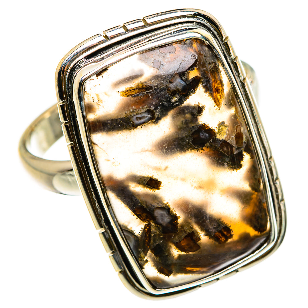 Turkish Tube Agate Rings handcrafted by Anasilvercos - RING86946