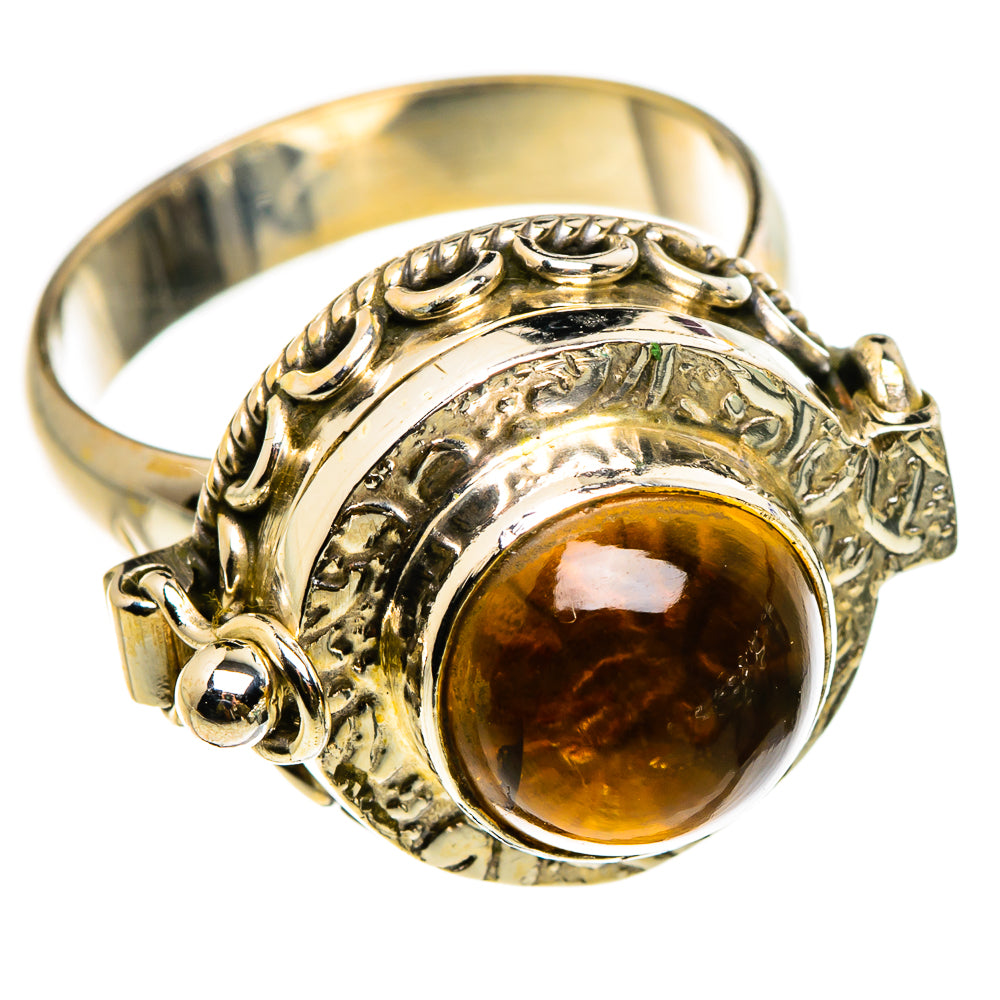 Tiger Eye Rings handcrafted by Anasilvercos - RING86947