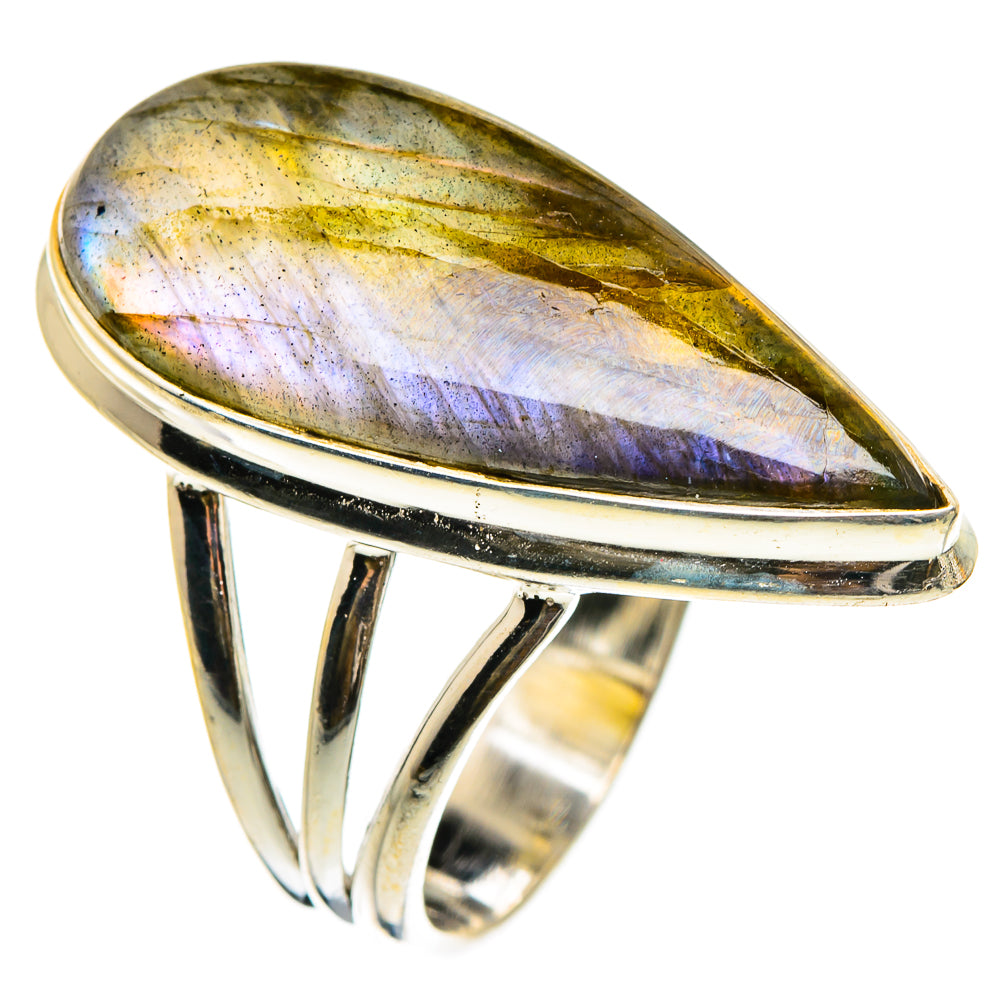 Labradorite Rings handcrafted by Anasilvercos - RING86953