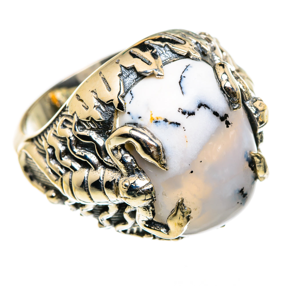 Dendritic Opal Rings handcrafted by Anasilvercos - RING86956