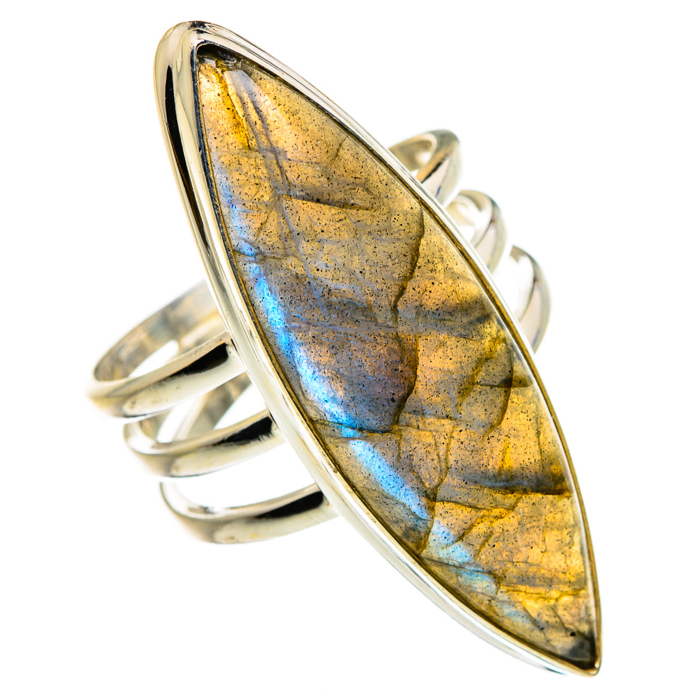 Labradorite Rings handcrafted by Anasilvercos - RING86973