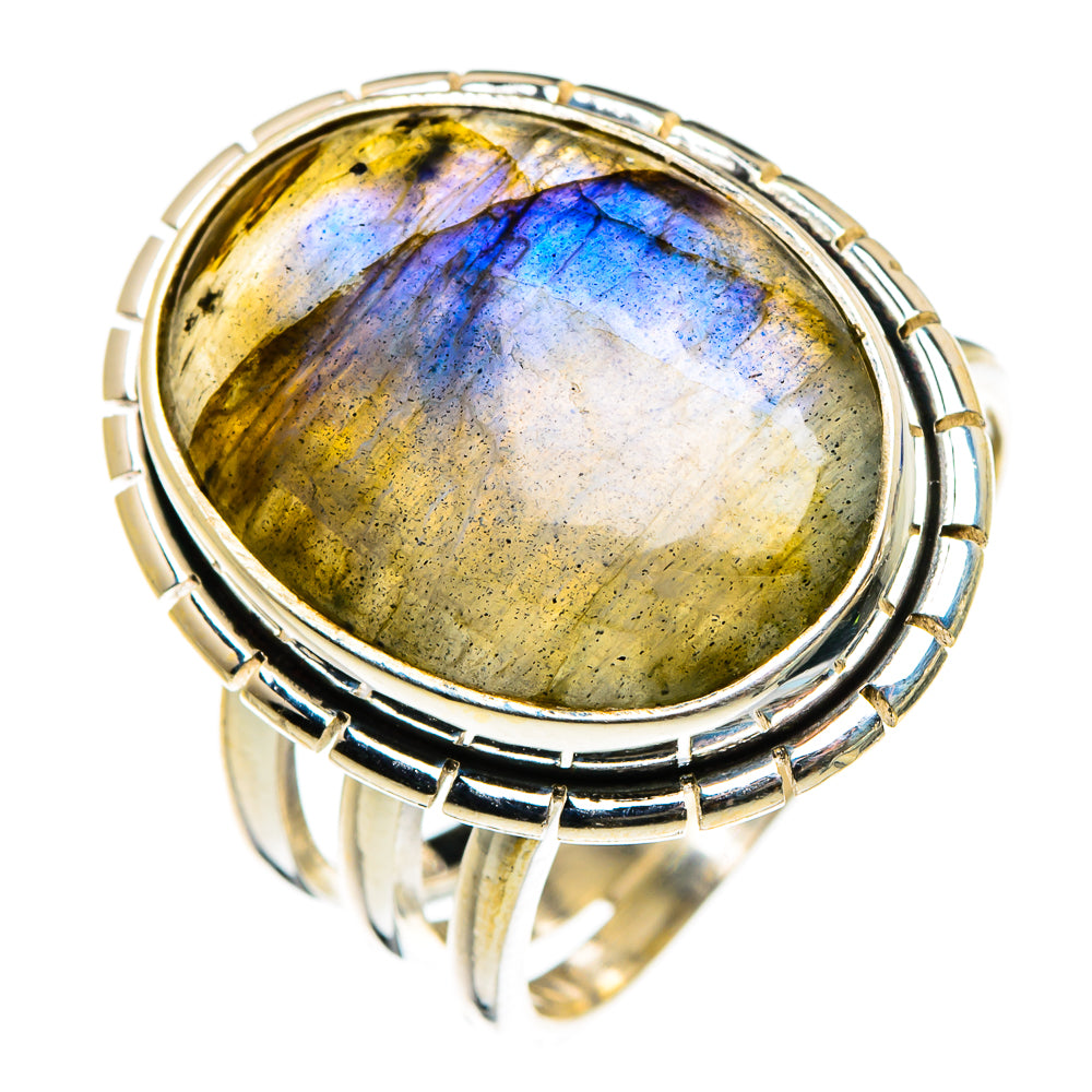 Labradorite Rings handcrafted by Anasilvercos - RING86974