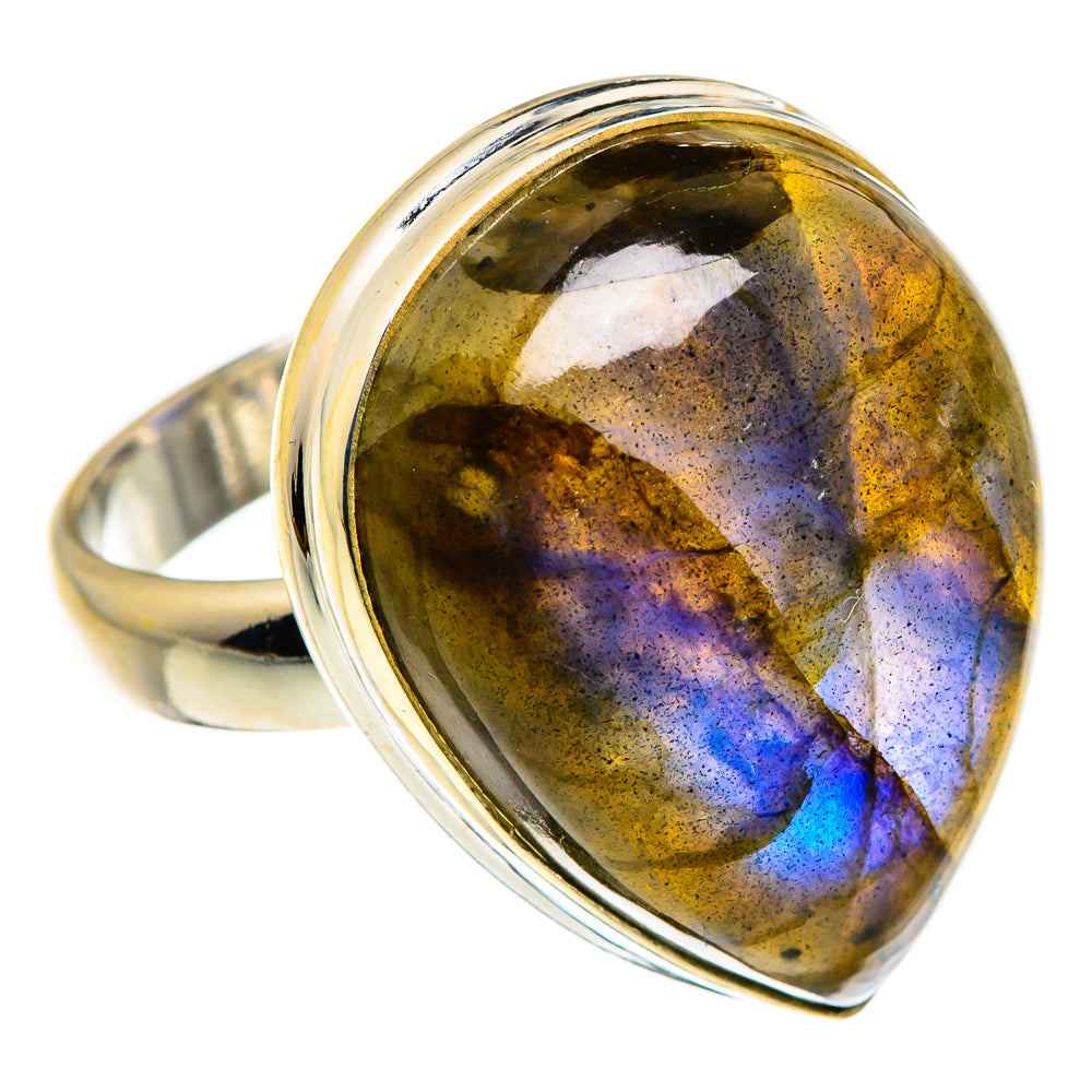 Labradorite Rings handcrafted by Anasilvercos - RING86977