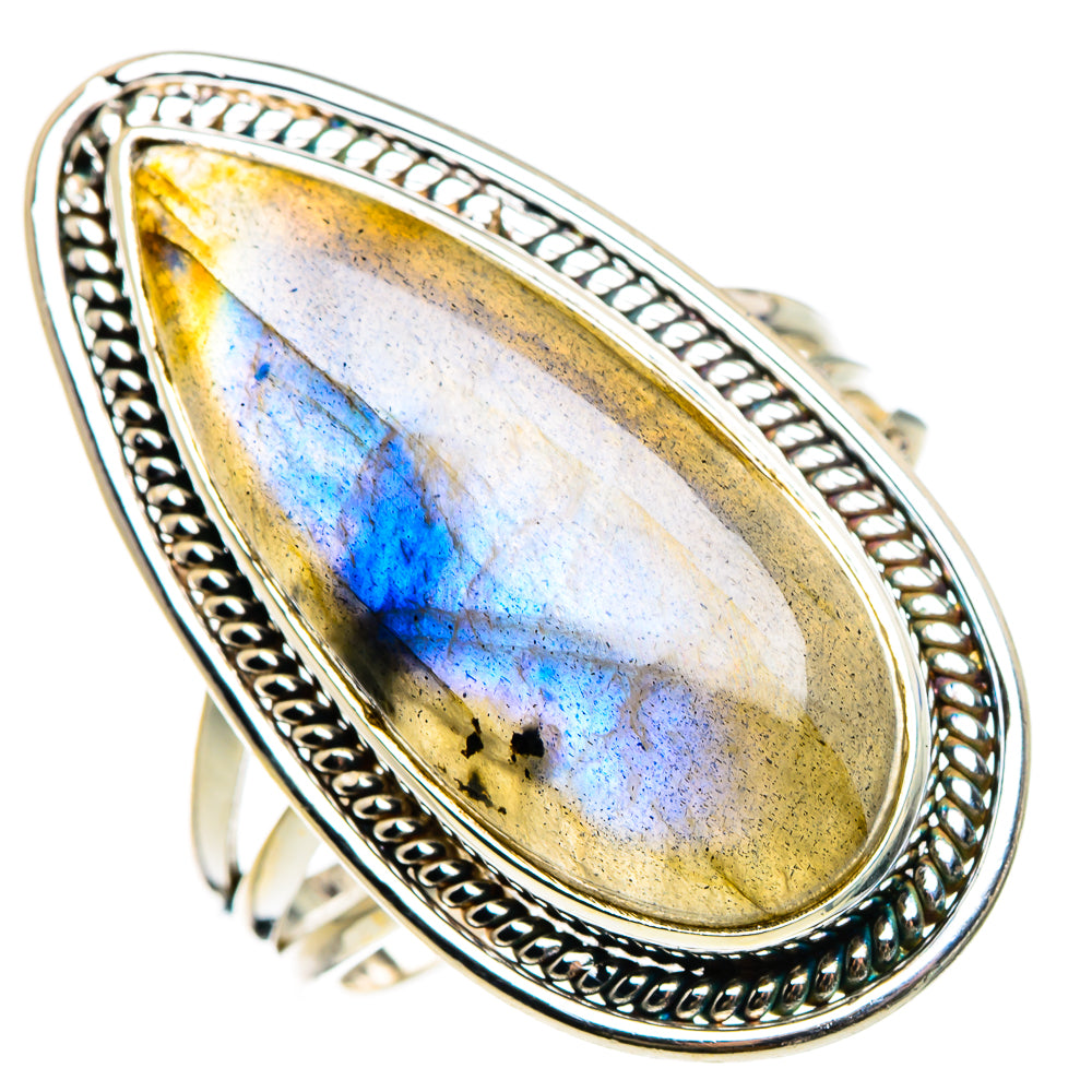 Labradorite Rings handcrafted by Anasilvercos - RING86979