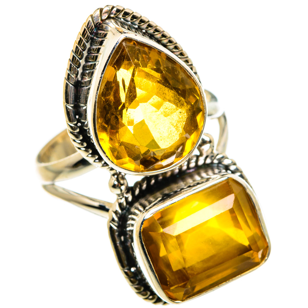 Mandarin Citrine Rings handcrafted by Anasilvercos - RING86992