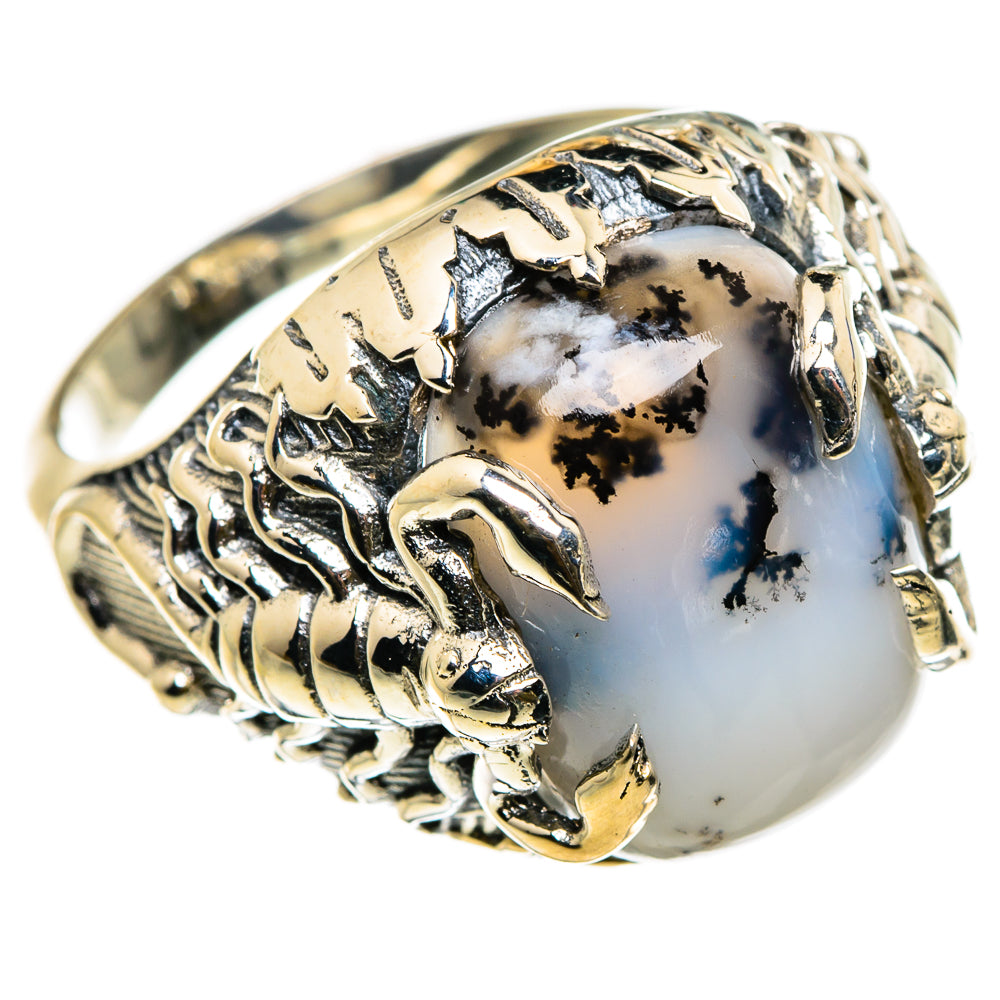 Dendritic Opal Rings handcrafted by Anasilvercos - RING86996