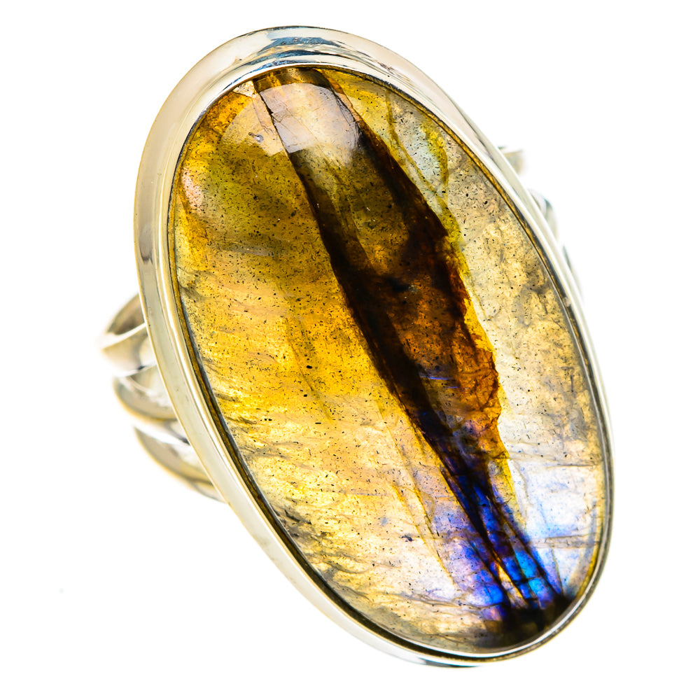 Labradorite Rings handcrafted by Anasilvercos - RING87008