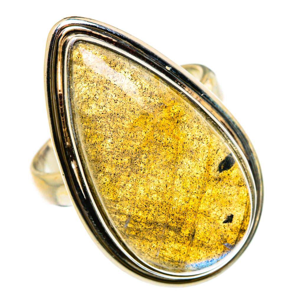 Labradorite Rings handcrafted by Anasilvercos - RING87010