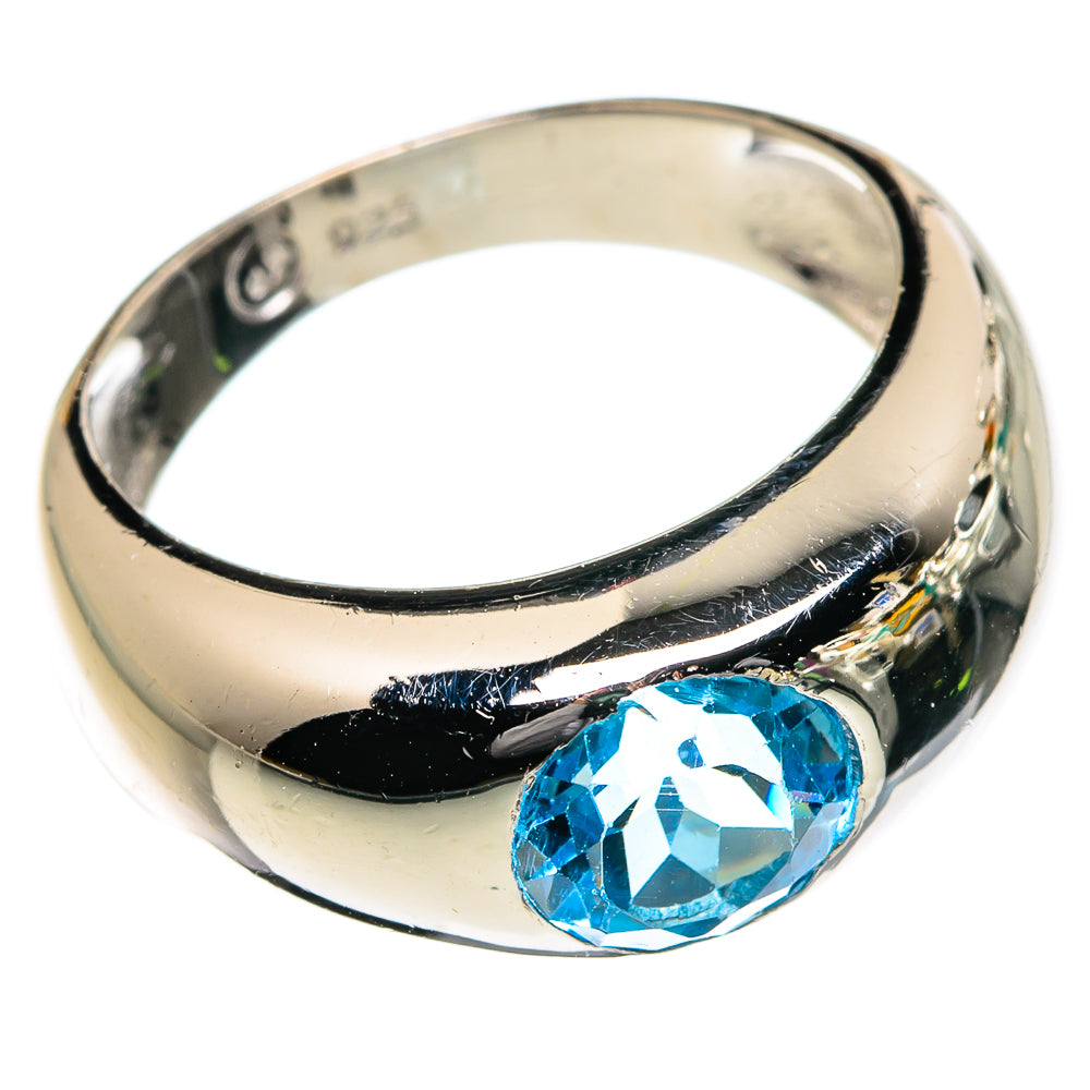 Blue Topaz Rings handcrafted by Anasilvercos - RING87015 - Photo 2