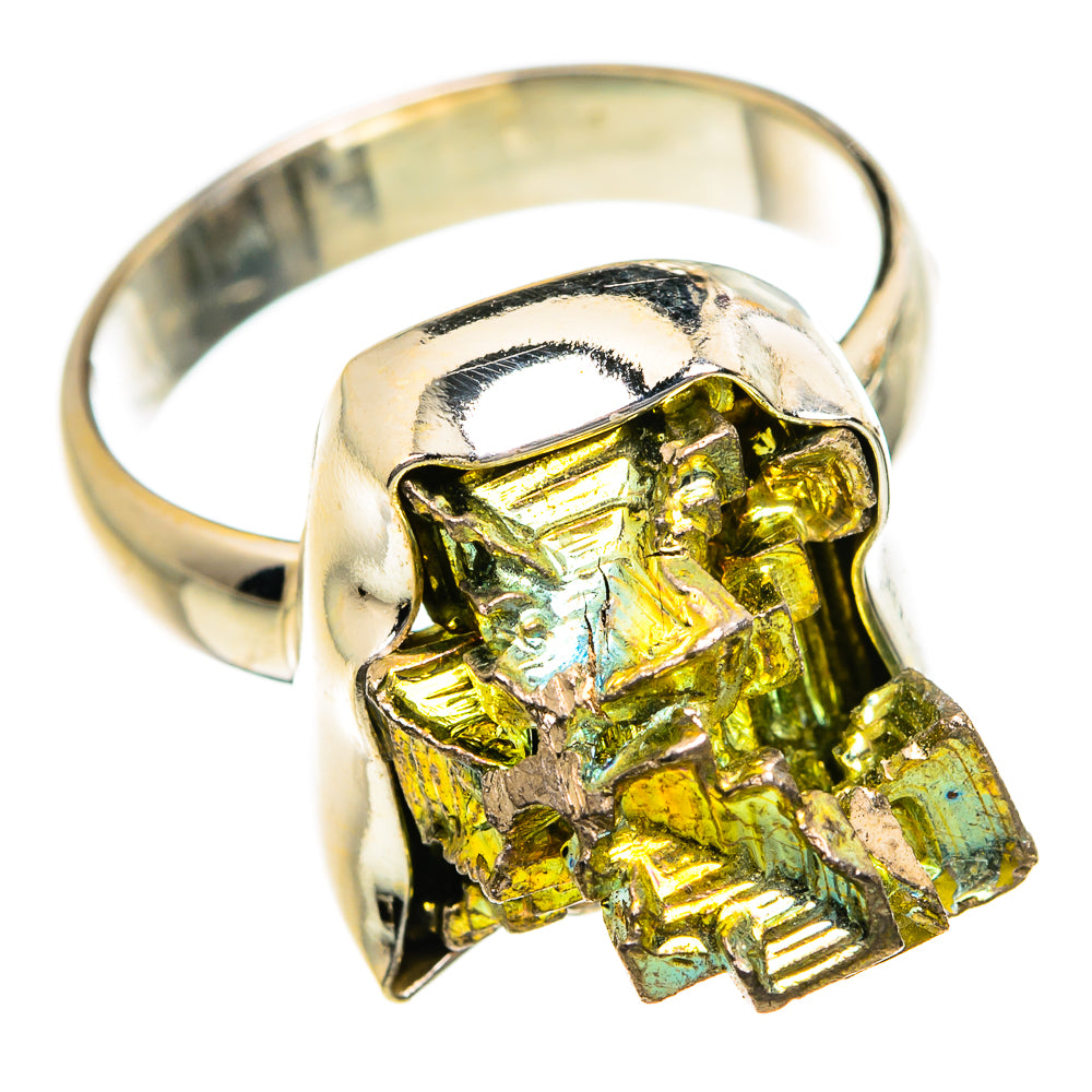Bismuth Crystal Rings handcrafted by Anasilvercos - RING87052
