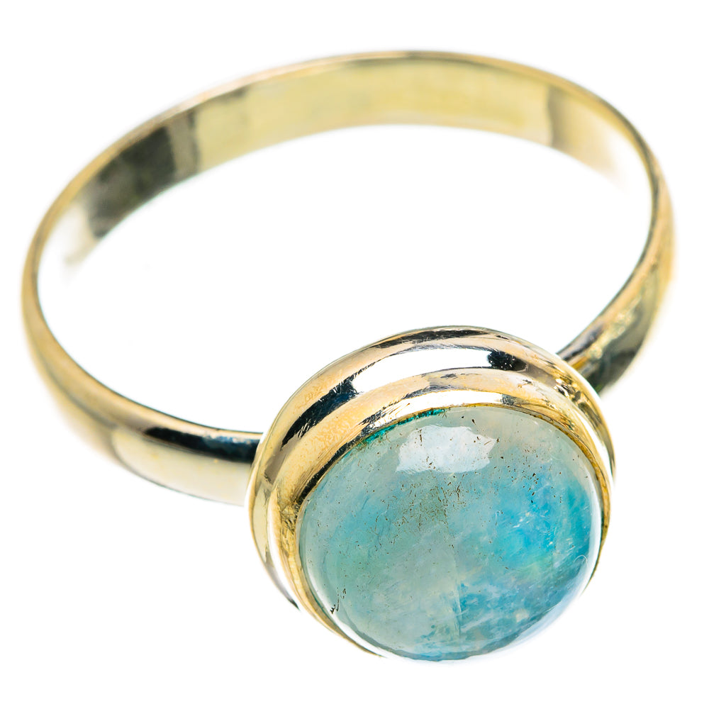 Rainbow Moonstone Rings handcrafted by Anasilvercos - RING87056