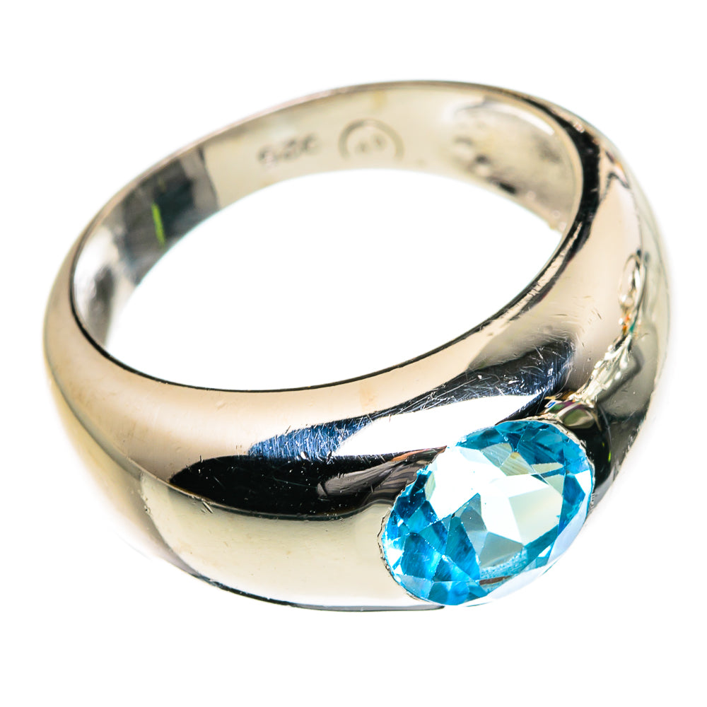 Blue Topaz Rings handcrafted by Anasilvercos - RING87073 - Photo 2