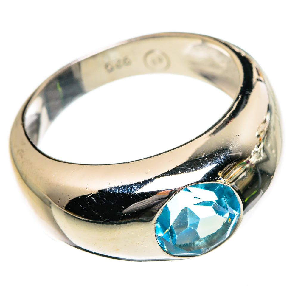 Blue Topaz Rings handcrafted by Anasilvercos - RING87090 - Photo 2
