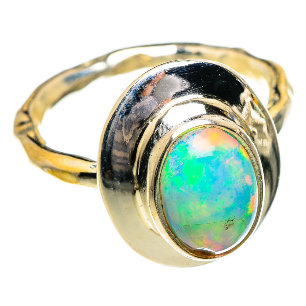 Ethiopian Opal Rings handcrafted by Anasilvercos - RING87104