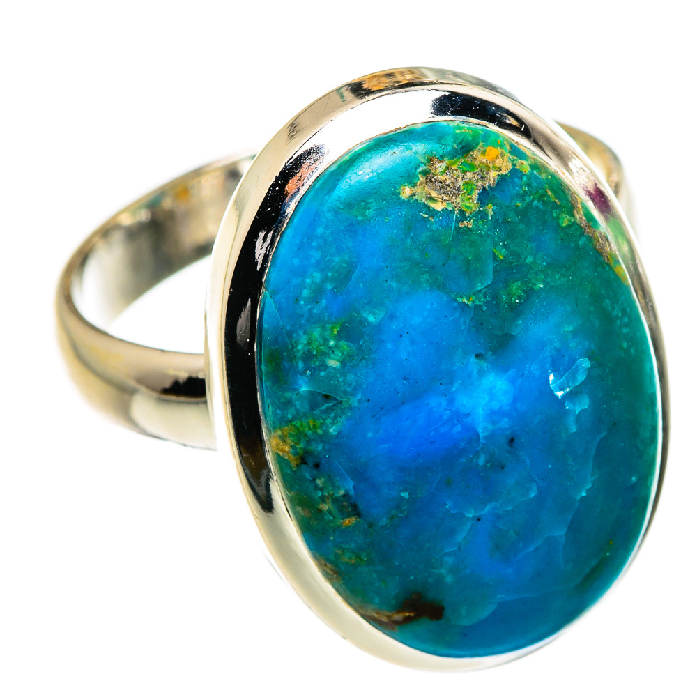 Chrysocolla Rings handcrafted by Anasilvercos - RING87106