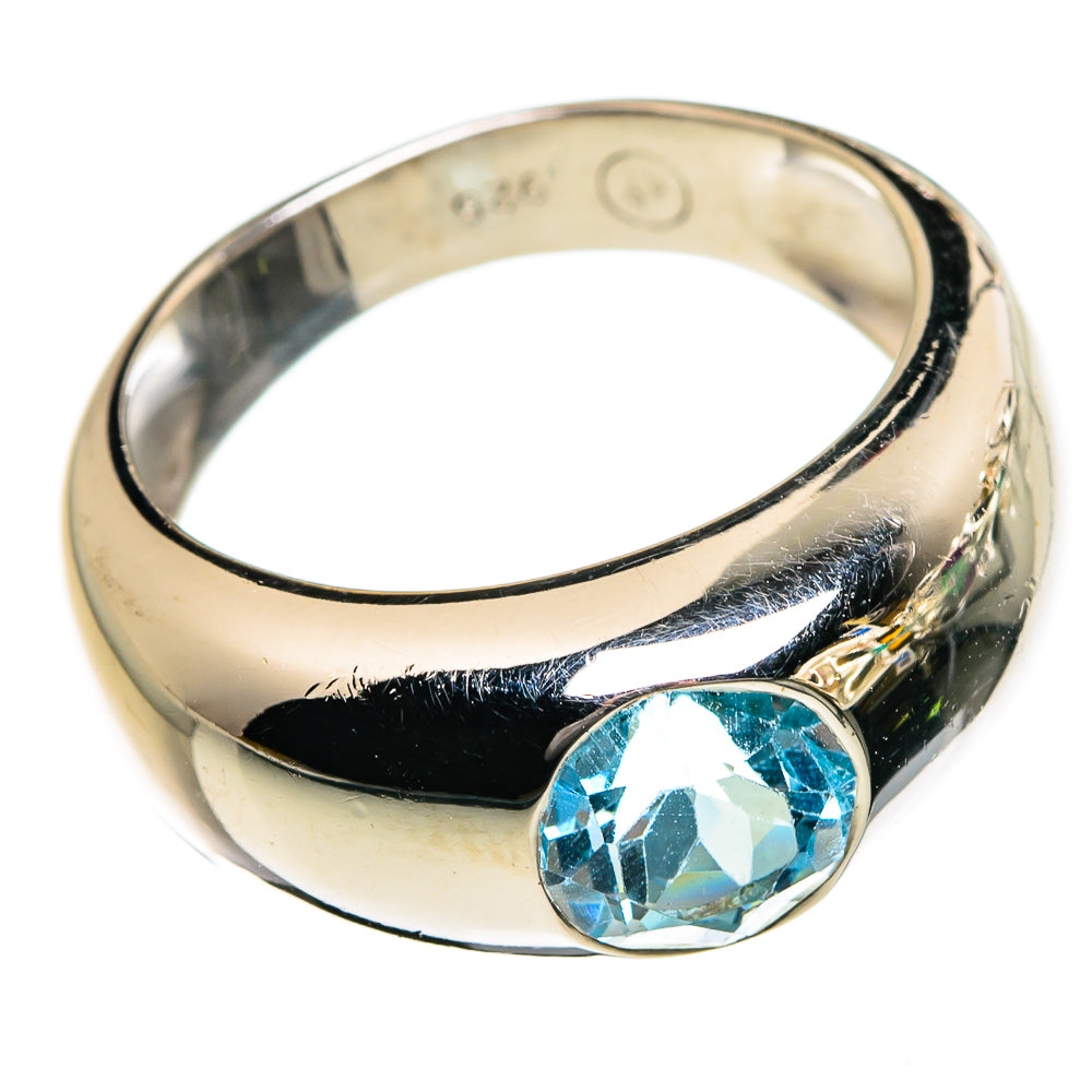 Blue Topaz Rings handcrafted by Anasilvercos - RING87107 - Photo 2