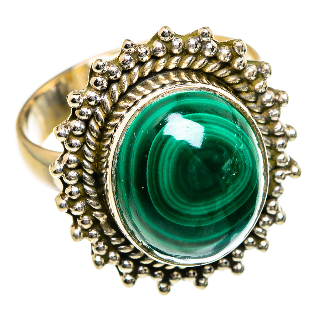Malachite Rings handcrafted by Anasilvercos - RING87108