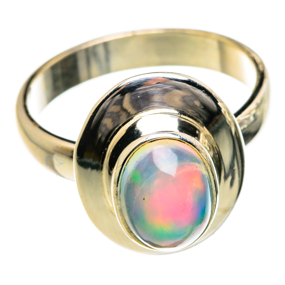 Ethiopian Opal Rings handcrafted by Anasilvercos - RING87121