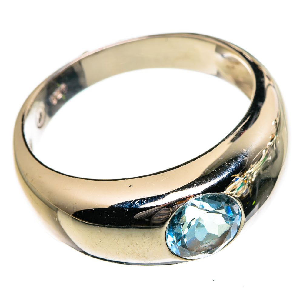 Blue Topaz Rings handcrafted by Anasilvercos - RING87122