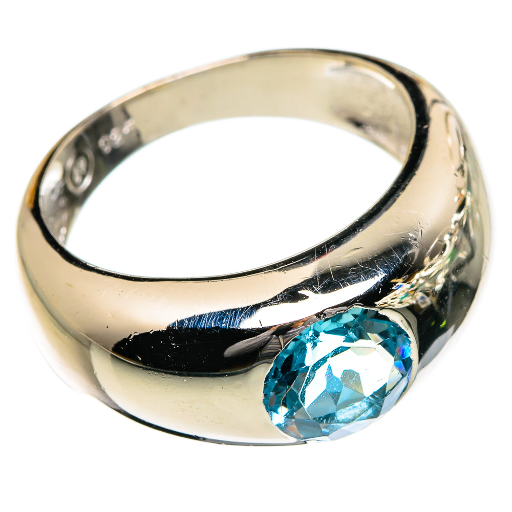 Blue Topaz Rings handcrafted by Anasilvercos - RING87124
