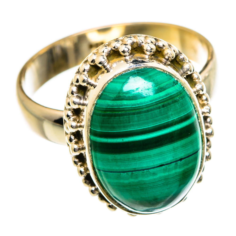 Malachite Rings handcrafted by Anasilvercos - RING87125