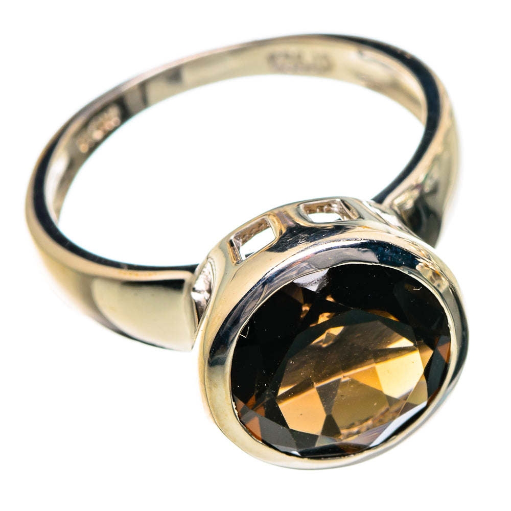Smoky Quartz Rings handcrafted by Anasilvercos - RING87128