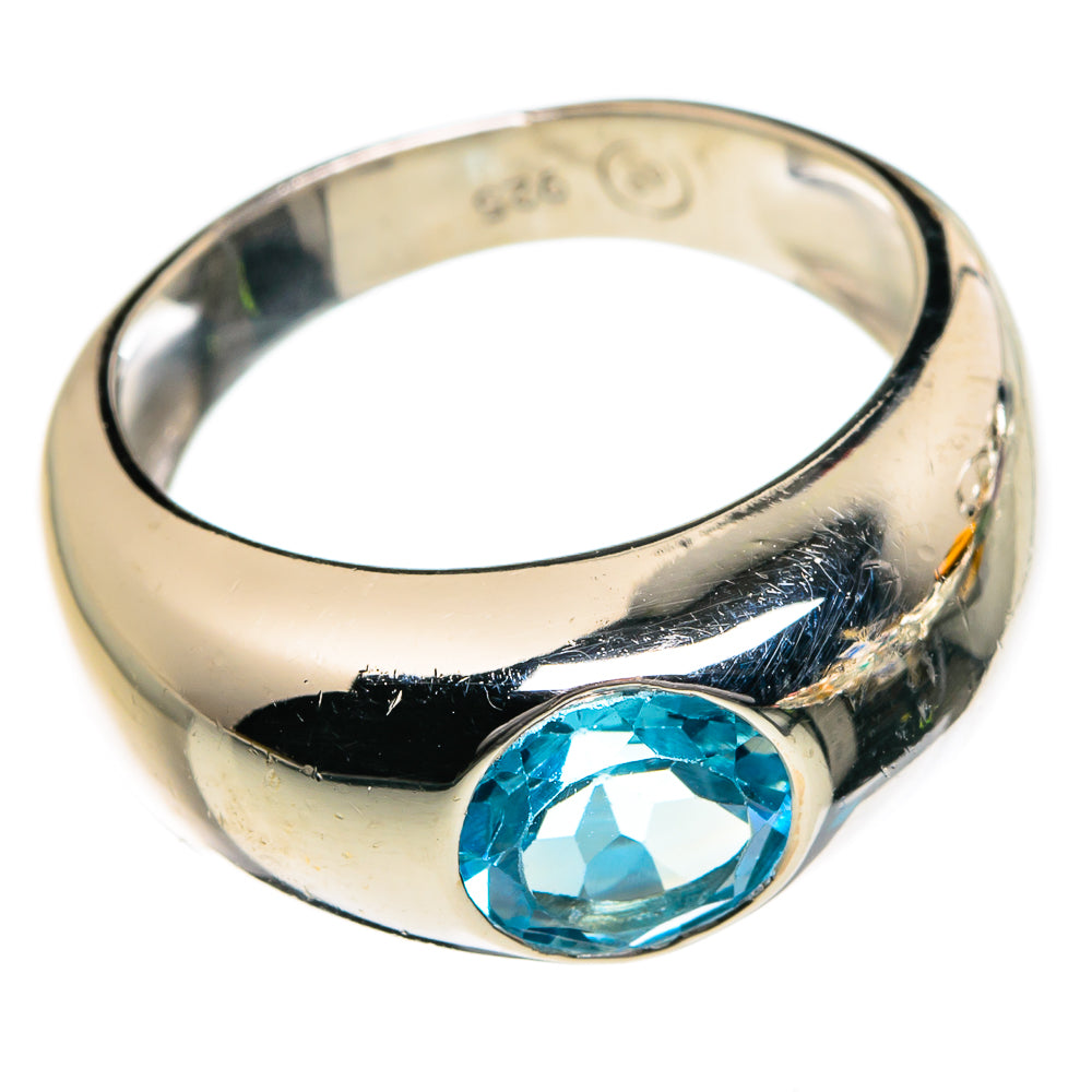 Blue Topaz Rings handcrafted by Anasilvercos - RING87140 - Photo 2