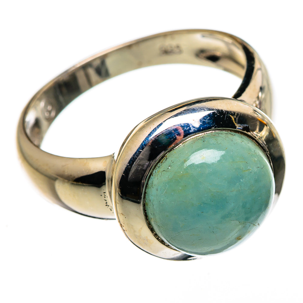 Aquamarine Rings handcrafted by Anasilvercos - RING87158