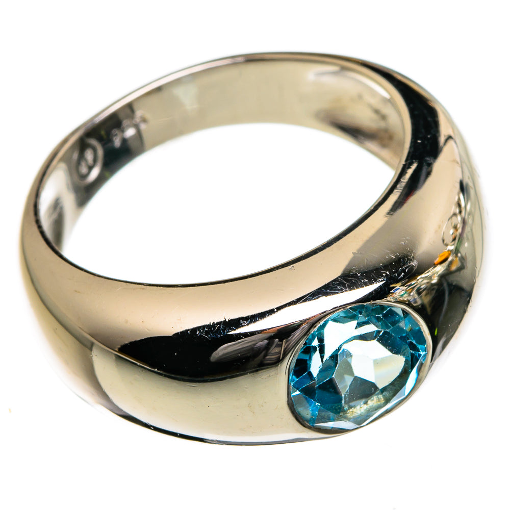 Blue Topaz Rings handcrafted by Anasilvercos - RING87169 - Photo 2