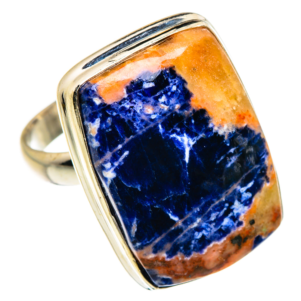 Sodalite Rings handcrafted by Anasilvercos - RING87175
