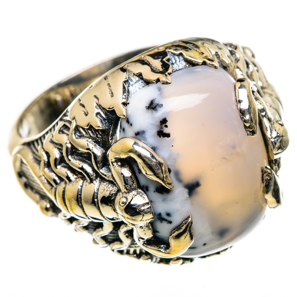 Dendritic Opal Rings handcrafted by Anasilvercos - RING87202