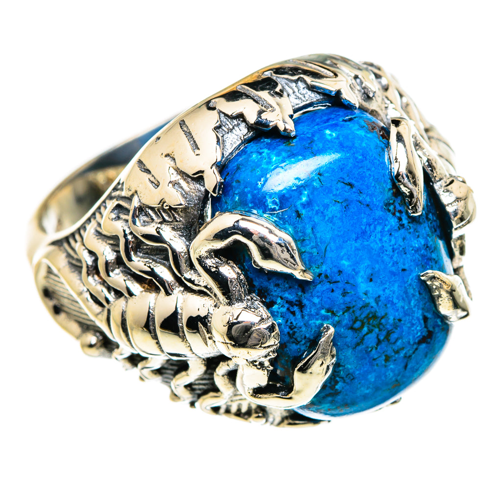 Chrysocolla Rings handcrafted by Anasilvercos - RING87221