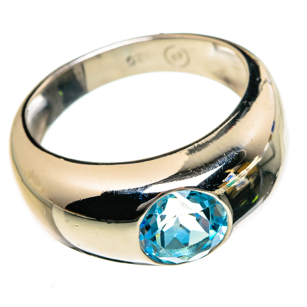Blue Topaz Rings handcrafted by Anasilvercos - RING87242 - Photo 2