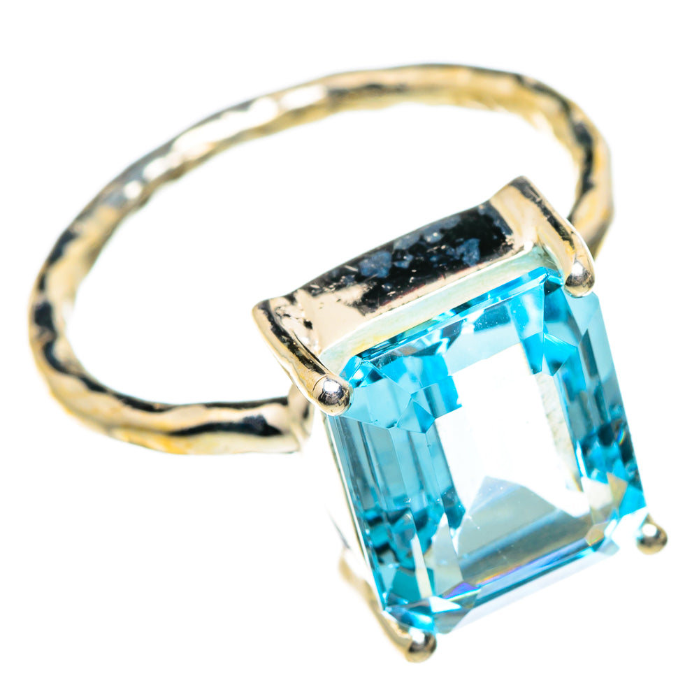 Blue Topaz Rings handcrafted by Anasilvercos - RING87246