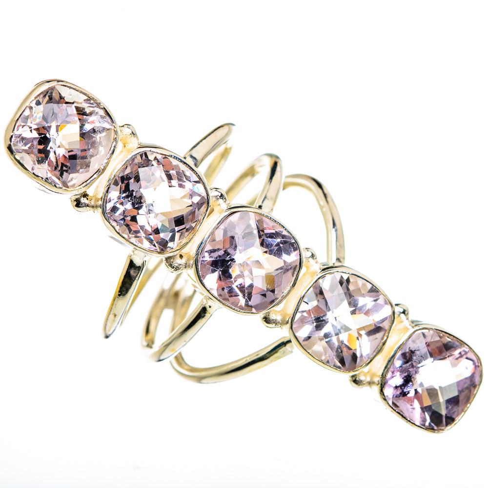 Kunzite Rings handcrafted by Anasilvercos - RING87248