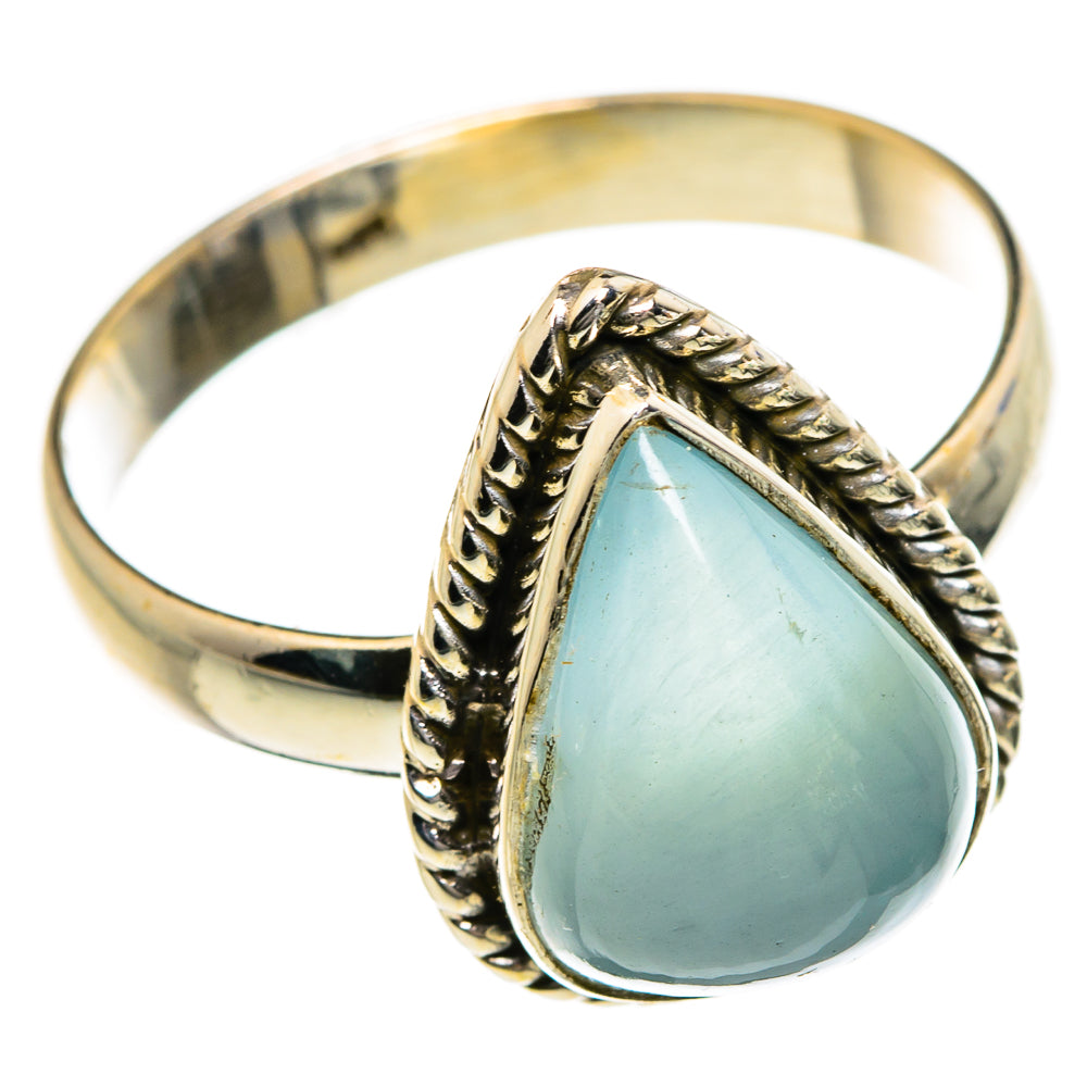 Aquamarine Rings handcrafted by Anasilvercos - RING87256