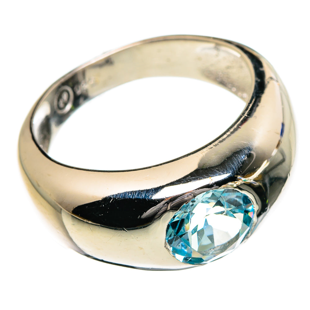 Blue Topaz Rings handcrafted by Anasilvercos - RING87257 - Photo 2