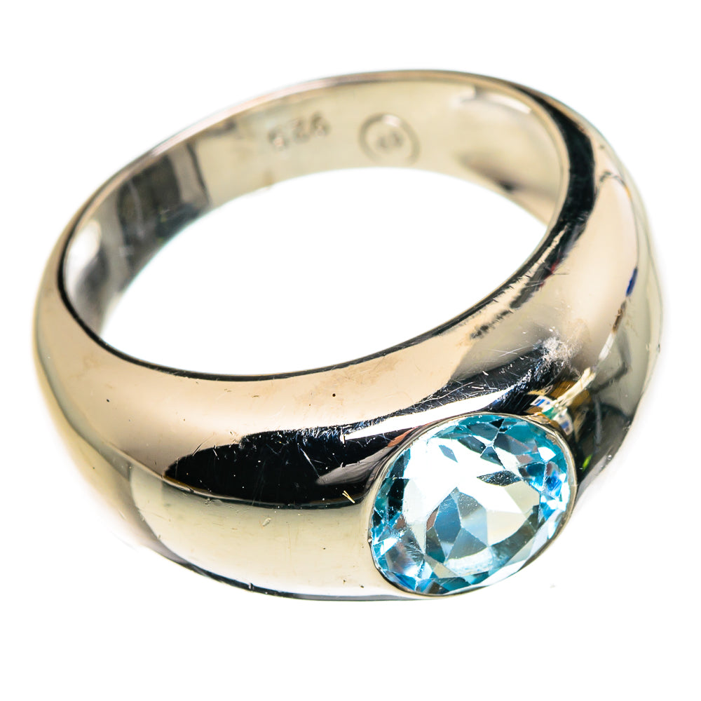 Blue Topaz Rings handcrafted by Anasilvercos - RING87272 - Photo 2