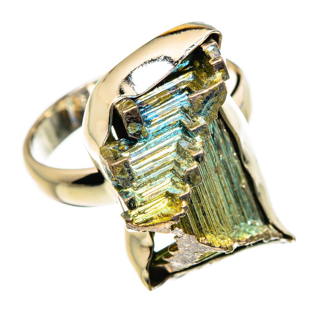 Bismuth Crystal Rings handcrafted by Anasilvercos - RING87275