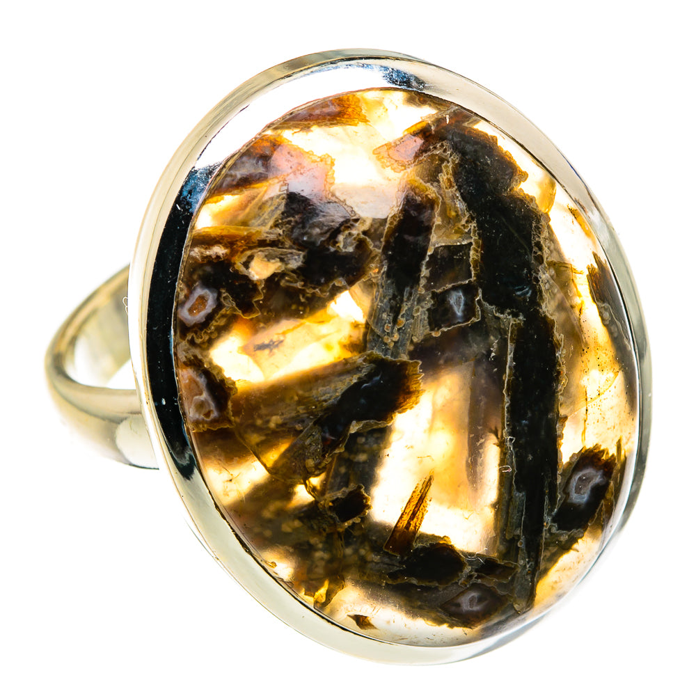 Turkish Tube Agate Rings handcrafted by Anasilvercos - RING87294 - Photo 2