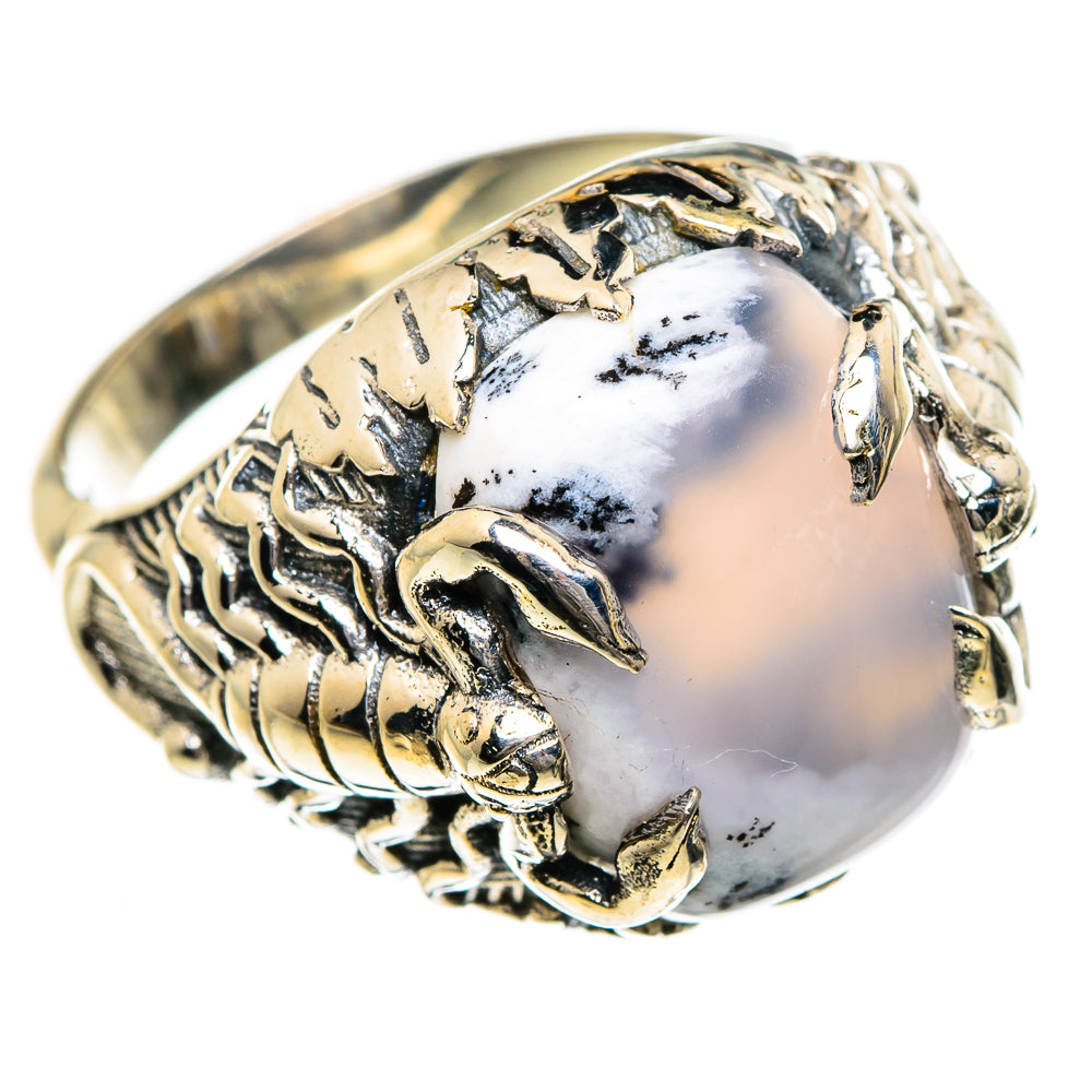 Dendritic Opal Rings handcrafted by Anasilvercos - RING87299