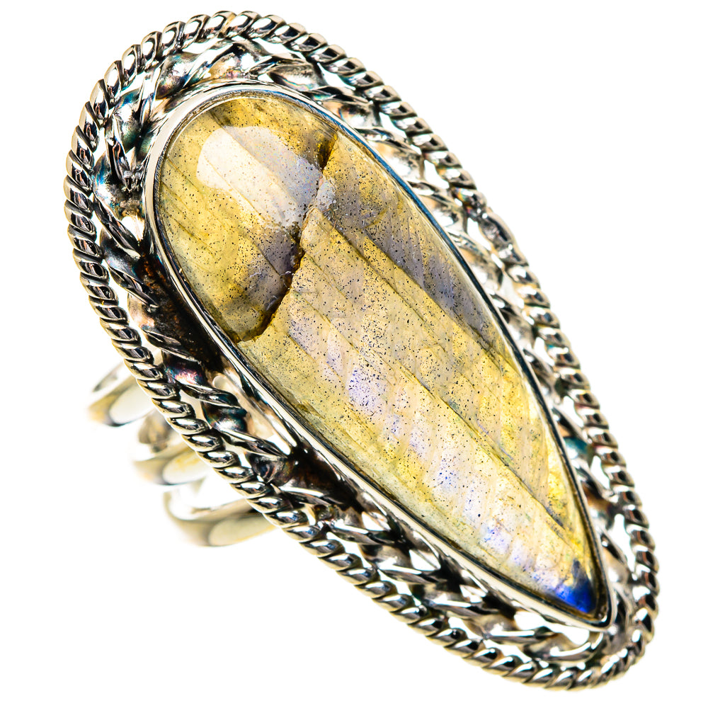 Labradorite Rings handcrafted by Anasilvercos - RING87304