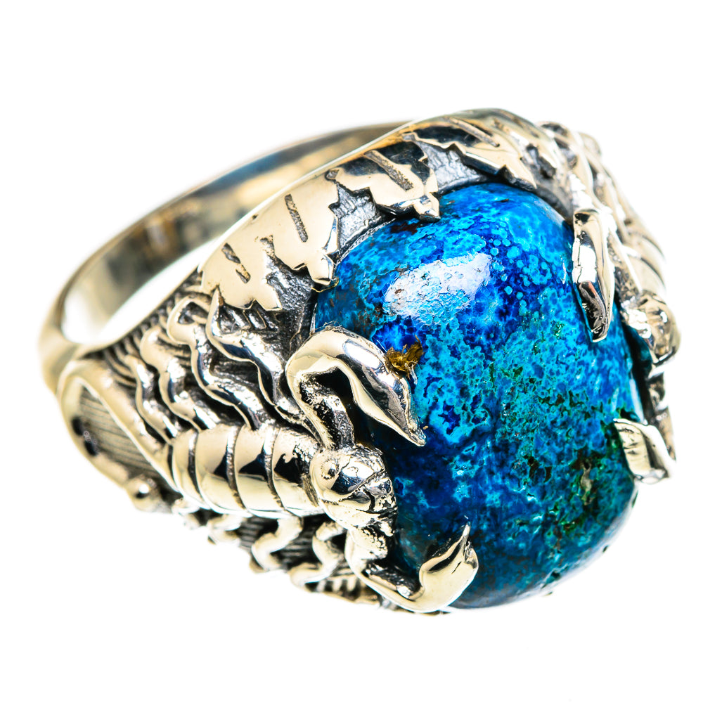 Chrysocolla Rings handcrafted by Anasilvercos - RING87310