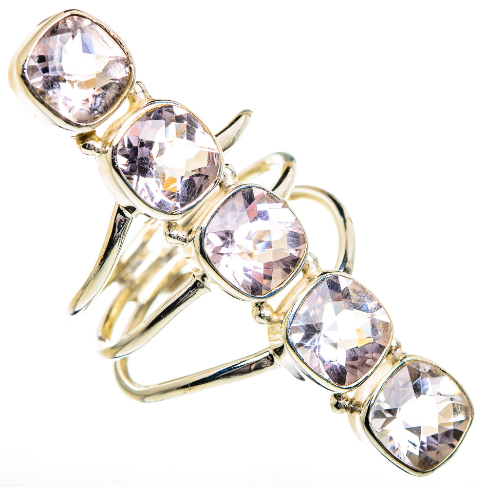 Kunzite Rings handcrafted by Anasilvercos - RING87315