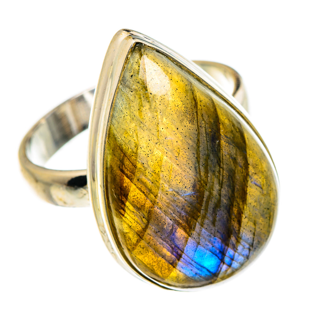 Labradorite Rings handcrafted by Anasilvercos - RING87325