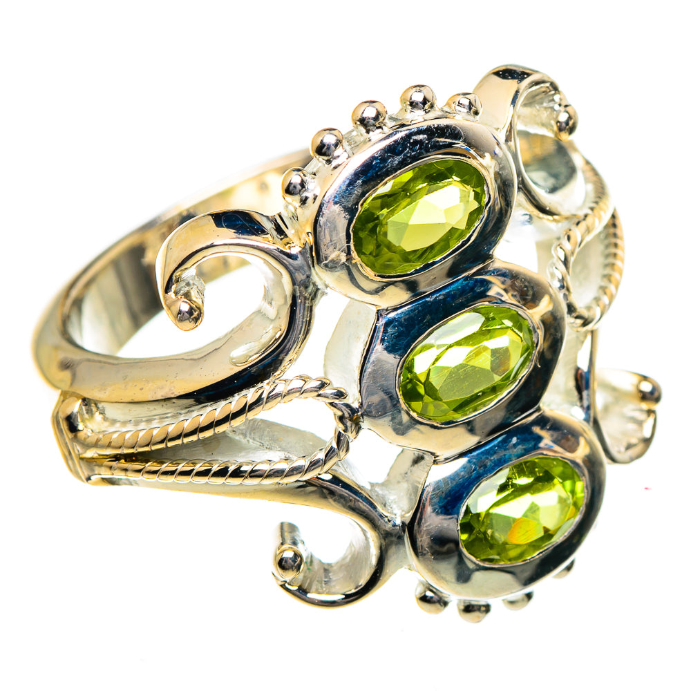 Peridot Rings handcrafted by Anasilvercos - RING87326